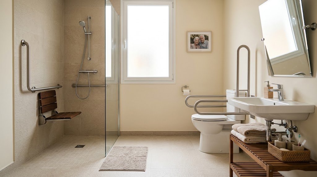 Baño adaptado para mayores